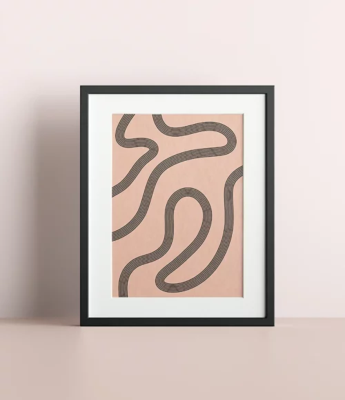 Abstract Multi Lines Printable