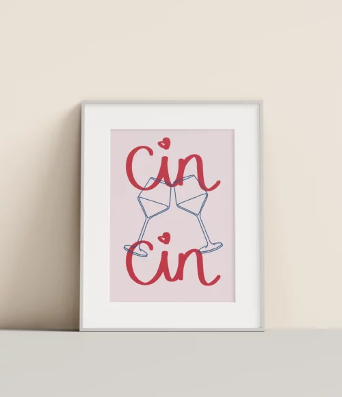 Cin Cin - Printable wall art