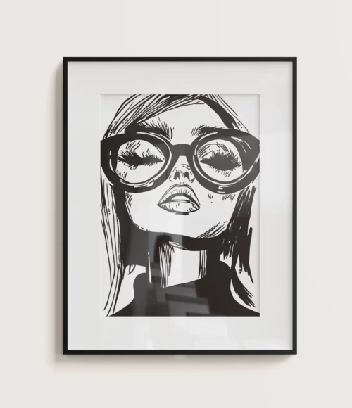 Product image of Woman Sketch in a frame